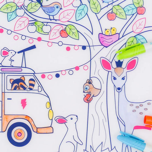 Superpetit Mini Silicone Placemat Dream Van — BambiniJO Jordan