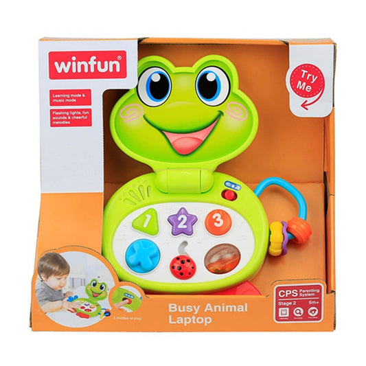 Busy Animal Laptop Froggy 6m+ — BambiniJO Jordan