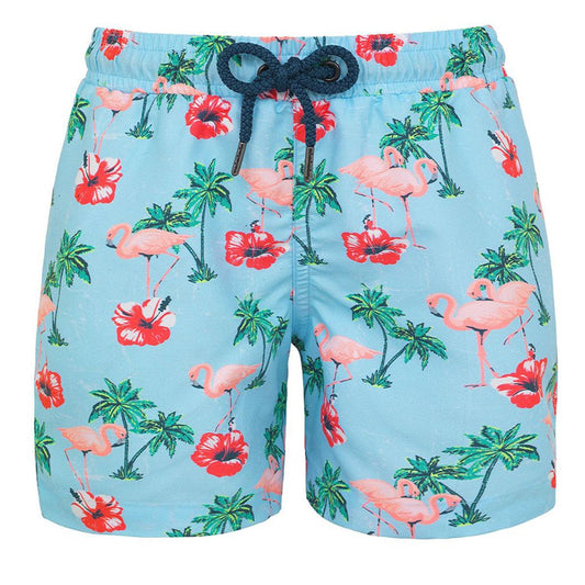 Sunuva - Swim Shorts - Blue Flamingo