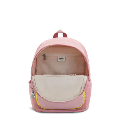 Kipling Delia Clear Lavender Medium Backpack - detail view