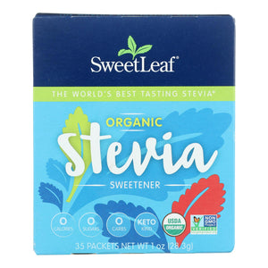 Organic Stevia - Sweet Leaf Sweetener - 35 Count