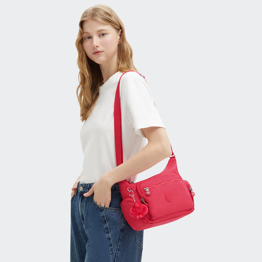 Kipling GABBIE S Crossbody Bag Resort Pink - side view — BambiniJO Jordan
