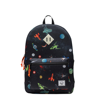 Herschel Heritage Youth Backpack Space Adventure Glow, front view