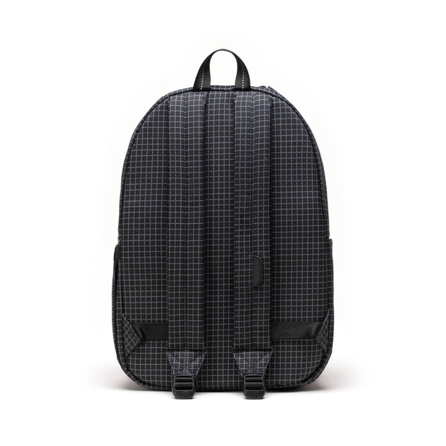 Herschel Pop Quiz Backpack Grid - Black, side angle view