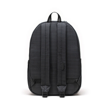 Herschel Pop Quiz Backpack Grid - Black, side angle view