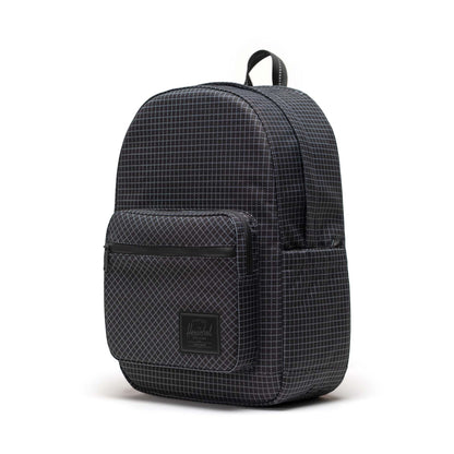 Herschel Pop Quiz Backpack Grid - Black, detail view