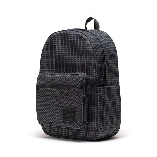 Herschel Pop Quiz Backpack Grid - Black, detail view
