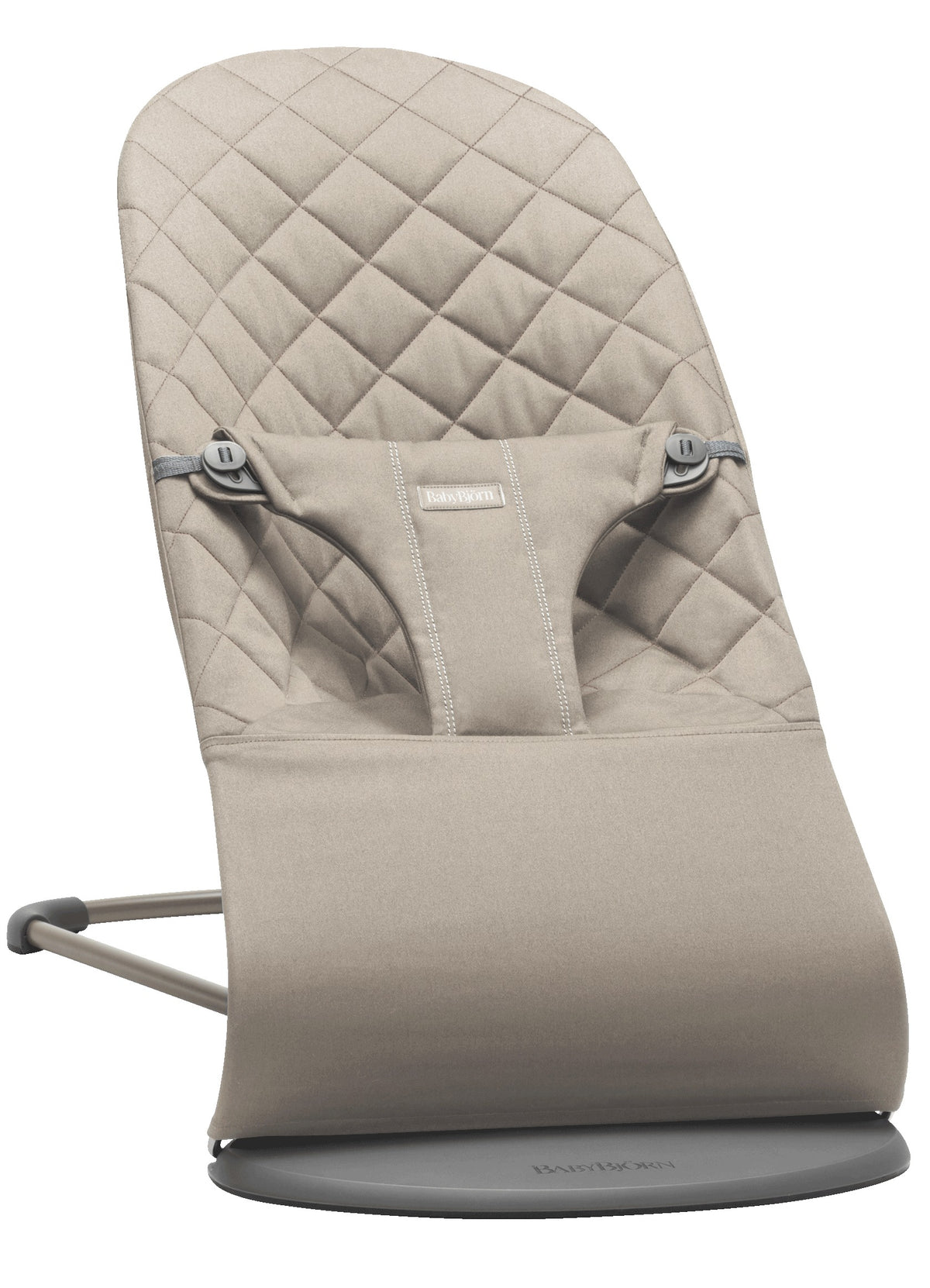 BabyBjörn Bouncer Bliss Woven Quilt Sand Grey — BambiniJO Jordan