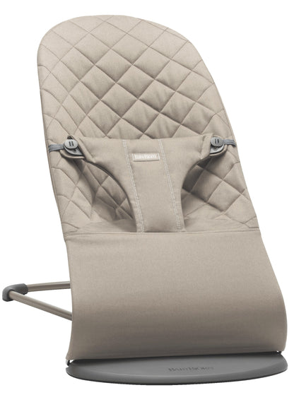 BabyBjörn Bouncer Bliss Woven Quilt Sand Grey — BambiniJO Jordan