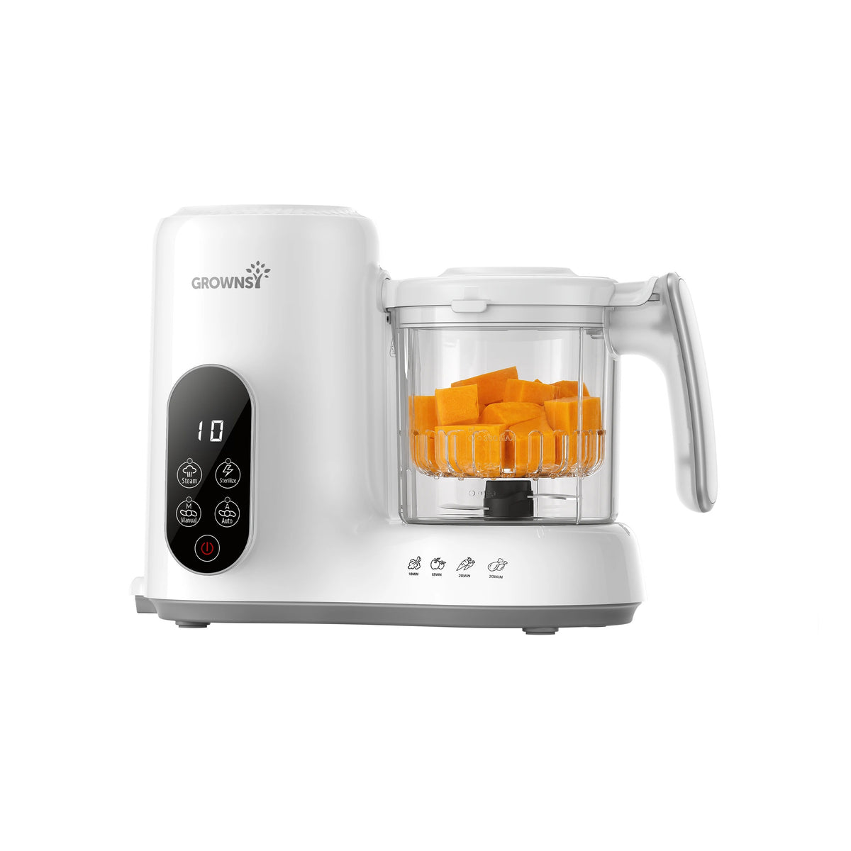 Grownsy Steam & Blend Baby Food Maker White — BambiniJO Jordan