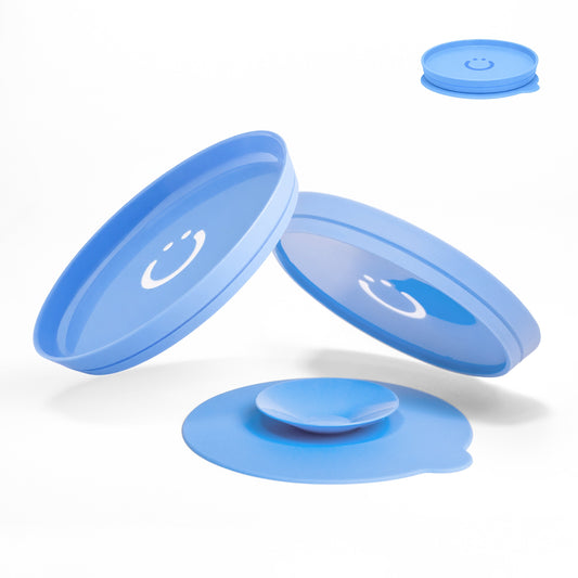 Ubbi Suction Plate Set 2 Pcs Blue — BambiniJO Jordan