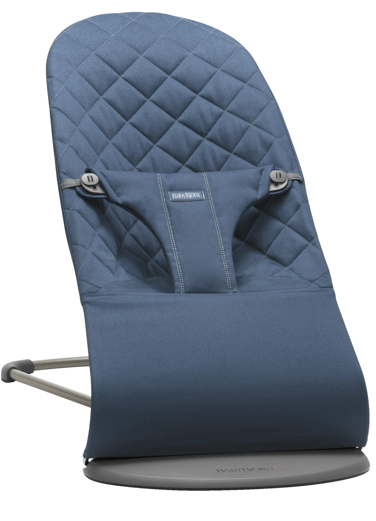 BabyBjörn Bouncer Bliss Woven Quilt Midnight Blue — BambiniJO Jordan