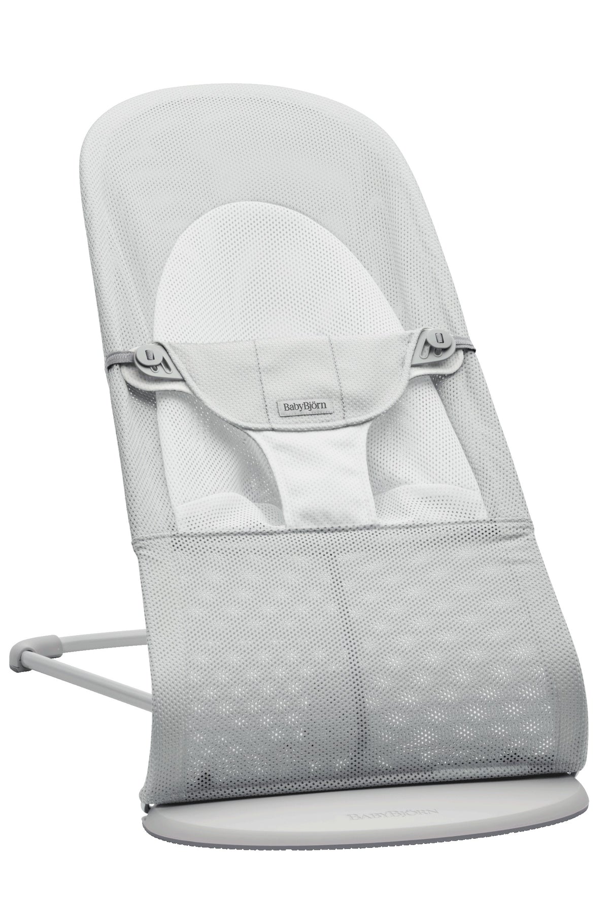 BabyBjörn Bouncer Balance Soft Mesh Silver / White — BambiniJO Jordan