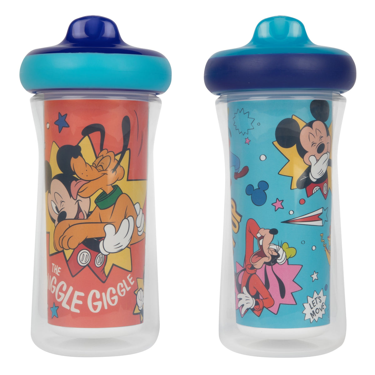 Disney Mickey Mouse Insulated Sippy Cups 2 x 266ml — BambiniJO Jordan