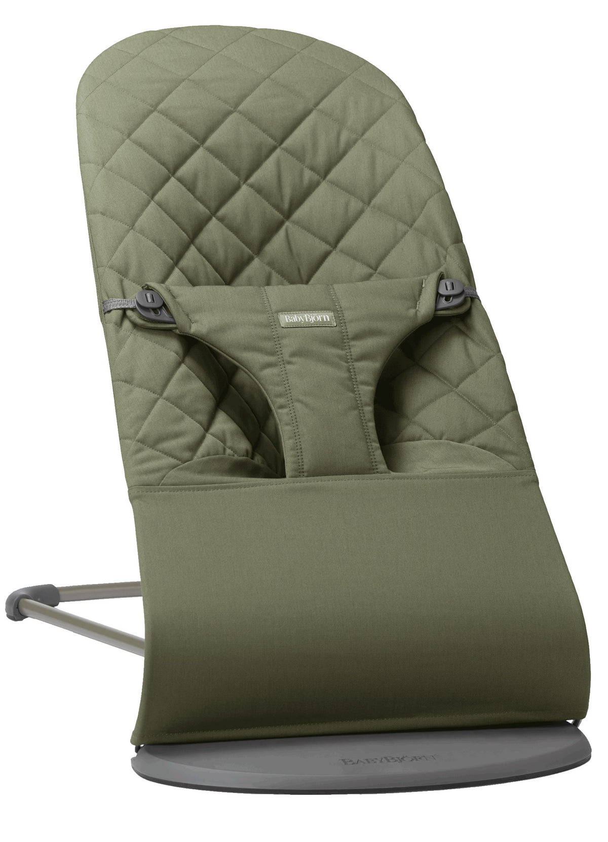 BabyBjörn Bouncer Bliss Woven Quilt Dark Green — BambiniJO Jordan