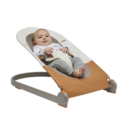 Boon SLANT Portable Baby Bouncer Brown — BambiniJO Jordan