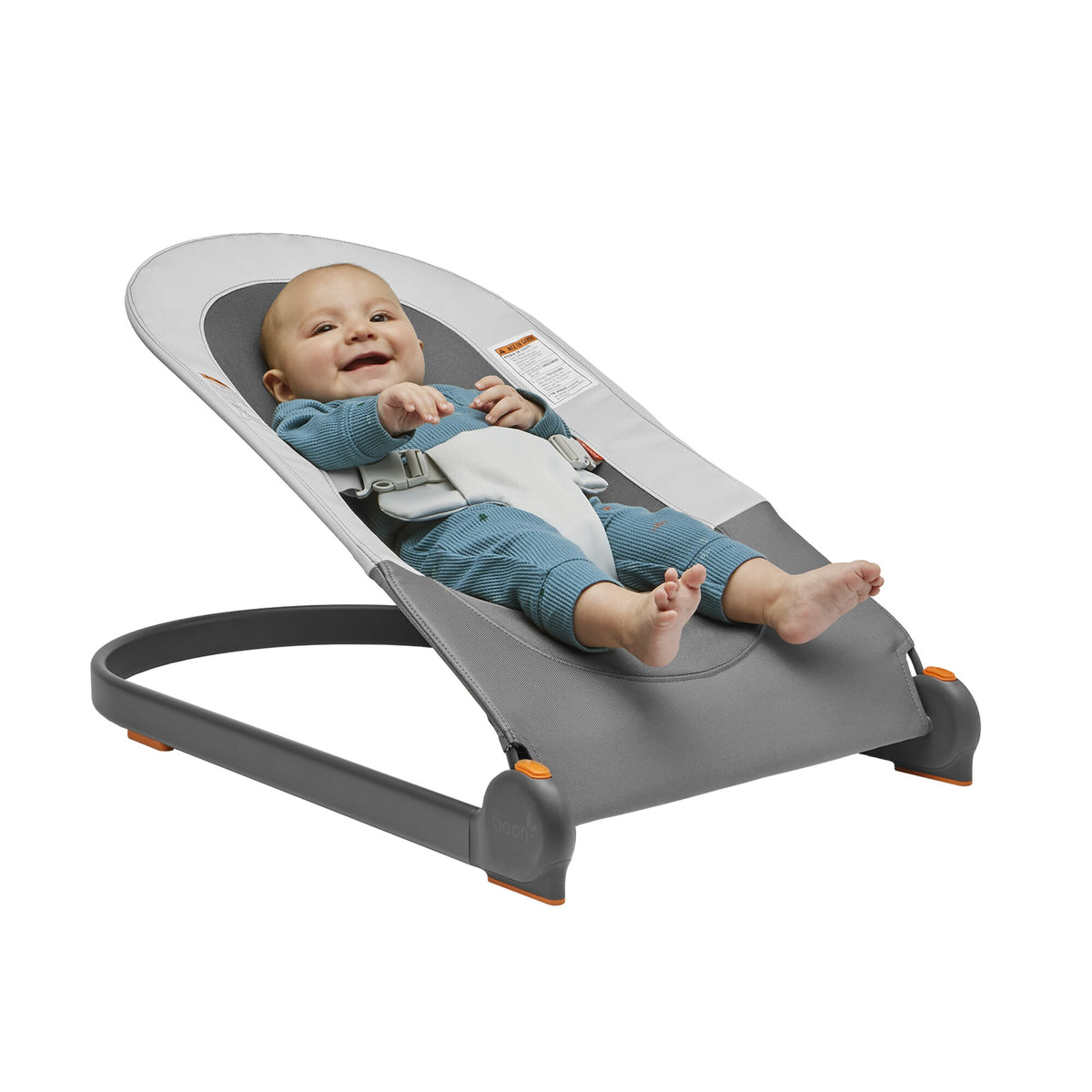Boon SLANT Portable Baby Bouncer Grey — BambiniJO Jordan