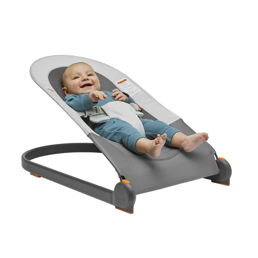Boon SLANT Portable Baby Bouncer Grey — BambiniJO Jordan