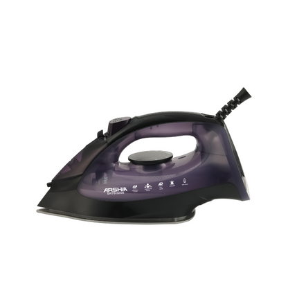 Arshia Steam Iron 2200W, Dark Purple BambiniJO Jordan