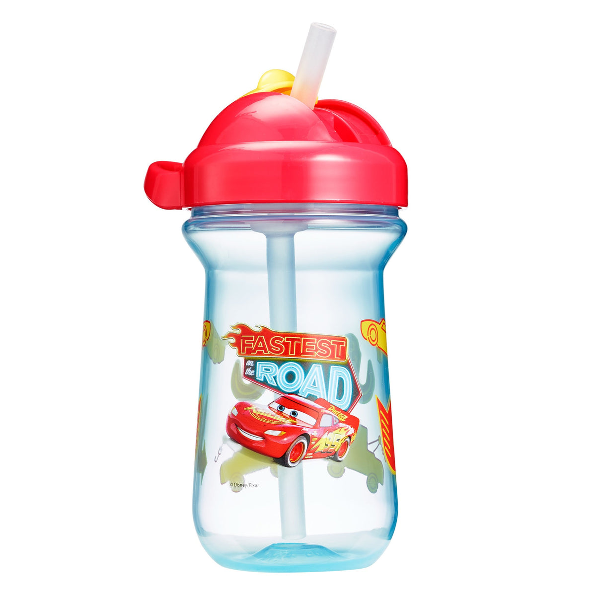 Disney Cars Lightning McQueen Flip Top Straw Cup 296ml — BambiniJO Jordan