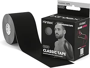 Kintex - Classic Kinesiology Tape | 5cm x 5m - Black