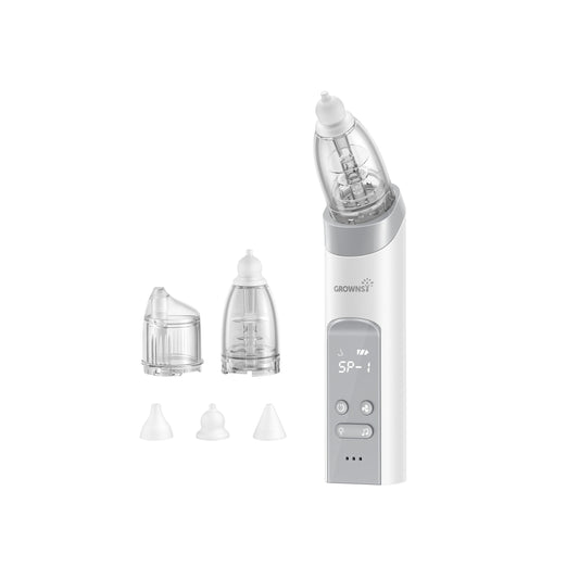 Grownsy Electric Nasal Aspirator with 3 Soft Tips Grey — BambiniJO Jordan