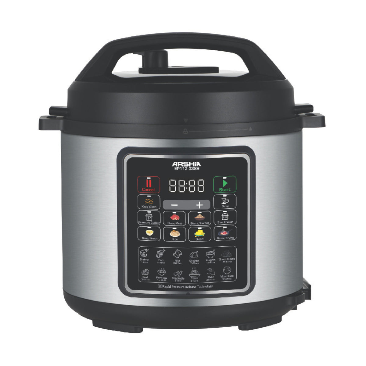 Arshia Digital Pressure Cooker 6L, 1000W BambiniJO Jordan