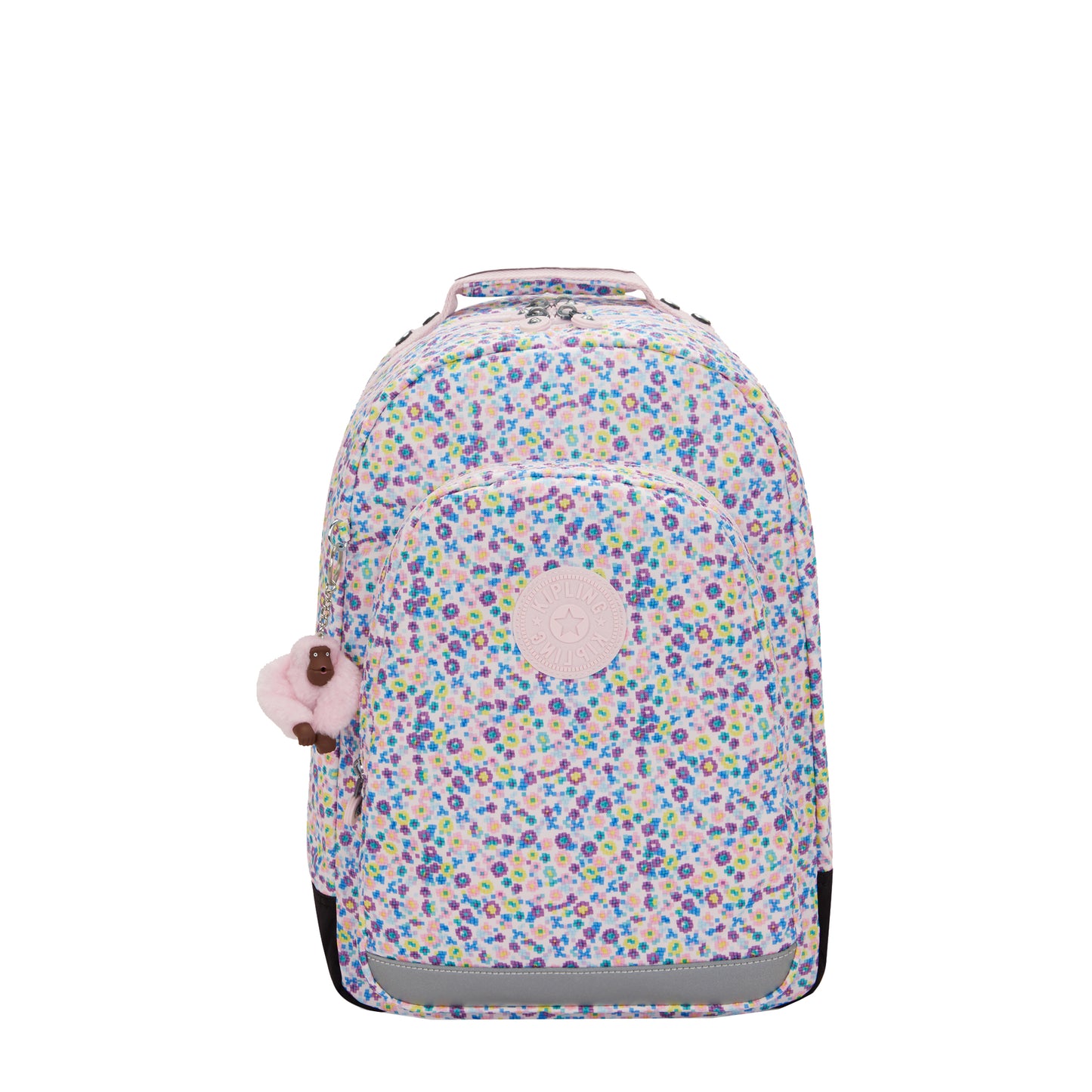 Kipling Class Room Backpack Digi Flower Print - front view