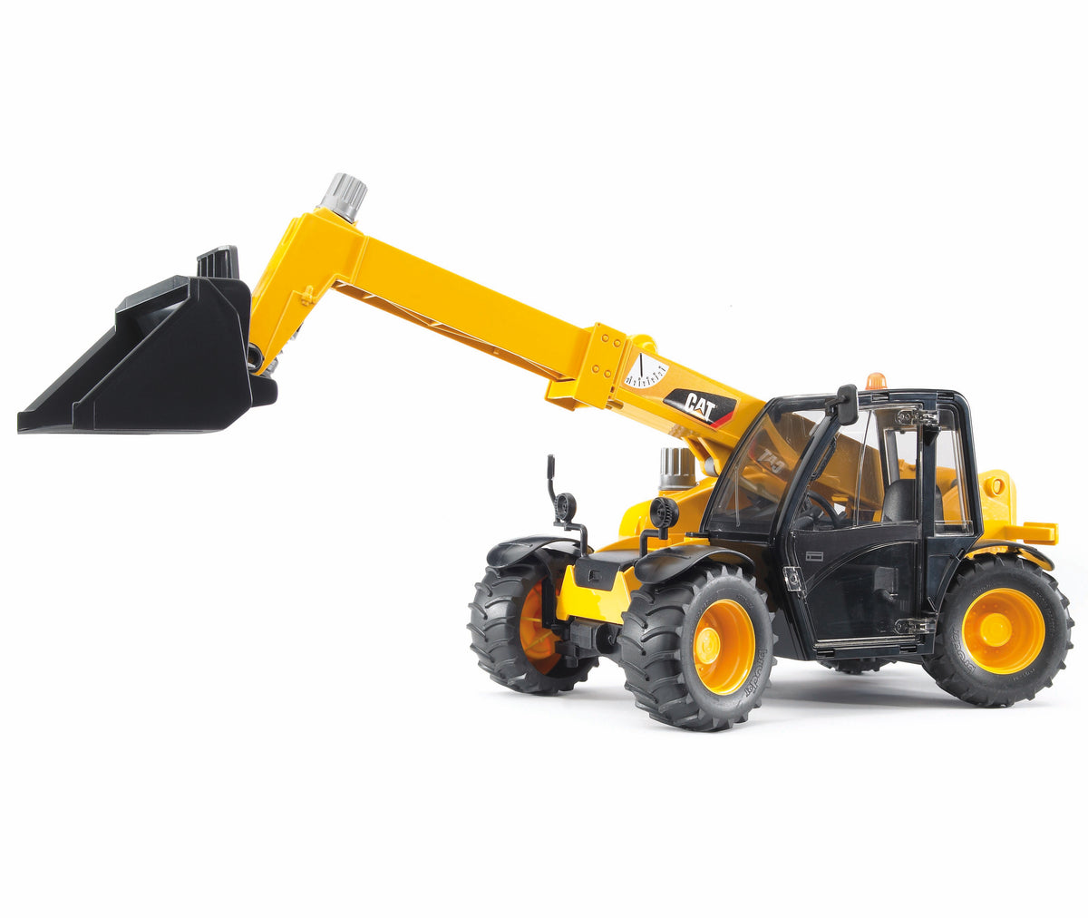 Bruder Cat Telehandler 1:16 scale toy, arm extended