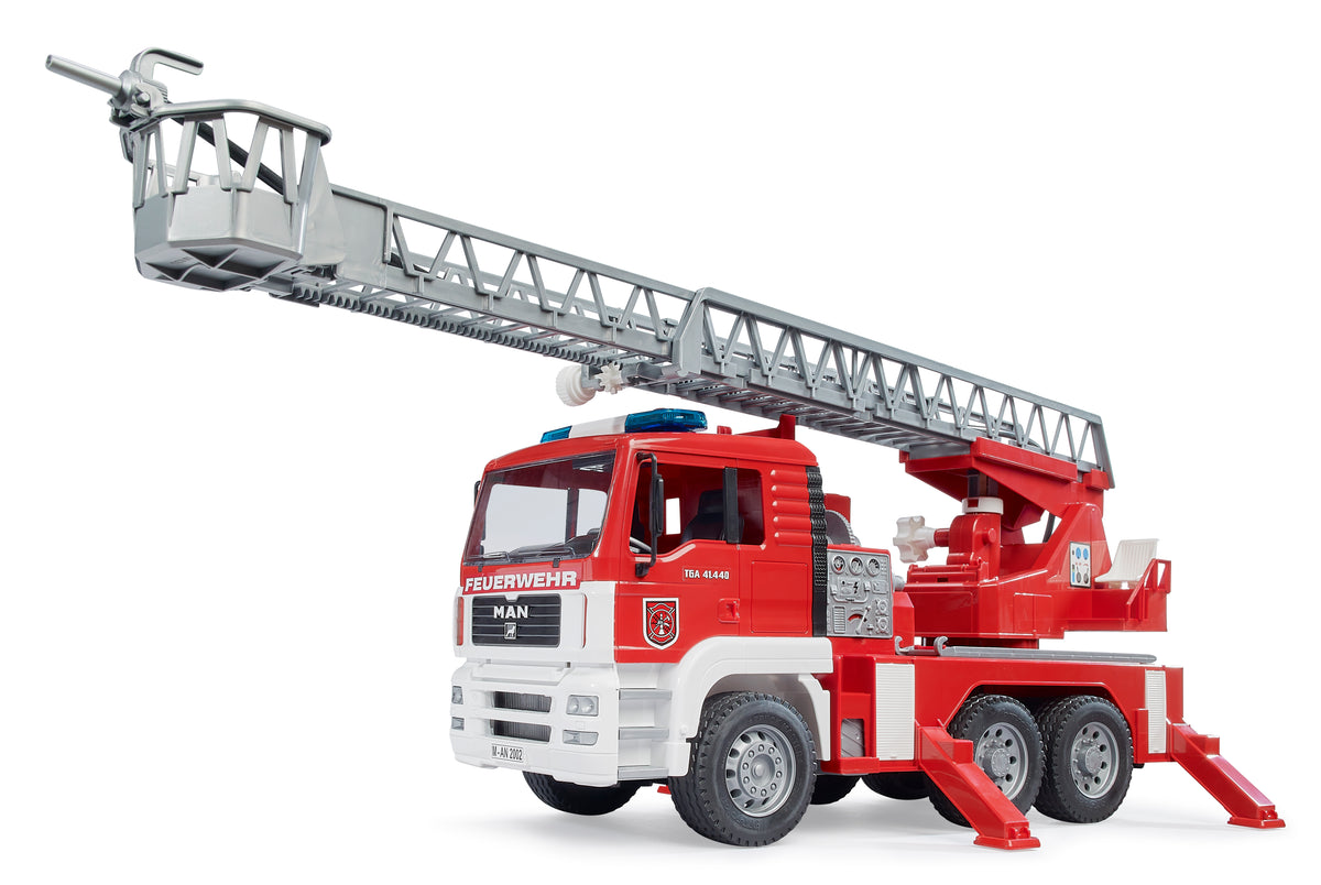 Bruder - MAN TGA Fire Engine with Ladder, Water Pump & Light/Sound Module Bruder - MAN TGA Fire Engine with Ladder, Water Pump & Light/Sound Module