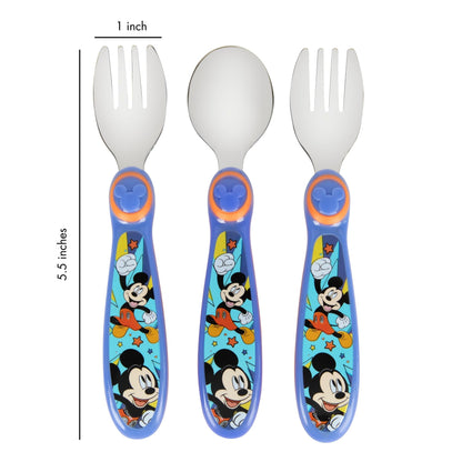 Disney Mickey Mouse Kids Flatware 3 Pcs — BambiniJO Jordan