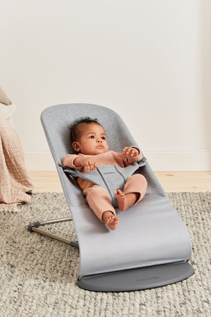 BabyBjörn Bouncer Bliss 3D Jersey Light Grey — BambiniJO Jordan