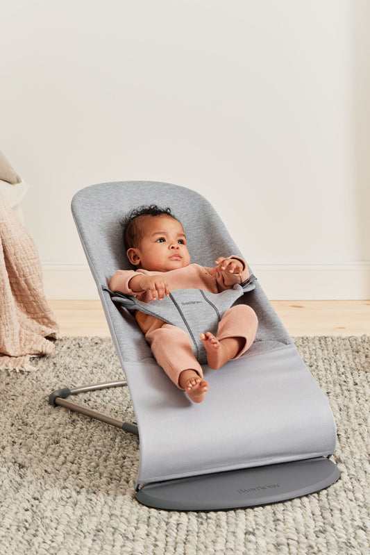 BabyBjörn Bouncer Bliss 3D Jersey Light Grey — BambiniJO Jordan