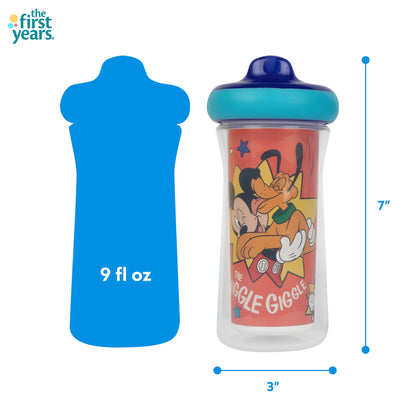 Disney Mickey Mouse Insulated Sippy Cups 2 x 266ml — BambiniJO Jordan