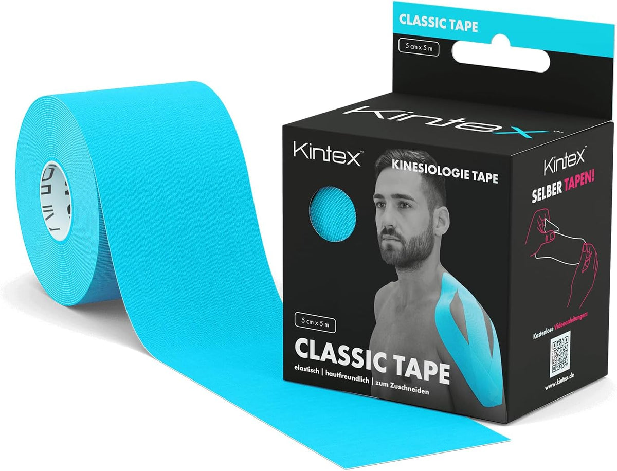 Kintex - Classic Kinesiology Tape | 5cm x 5m - Blue