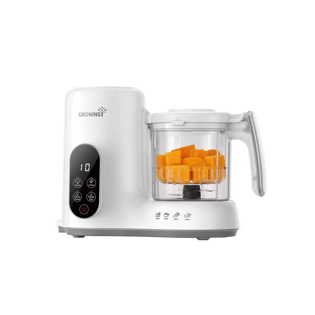 Grownsy Steam & Blend Baby Food Maker White — BambiniJO Jordan