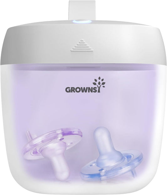 Grownsy Portable UV Pacifier Sterilizer White — BambiniJO Jordan