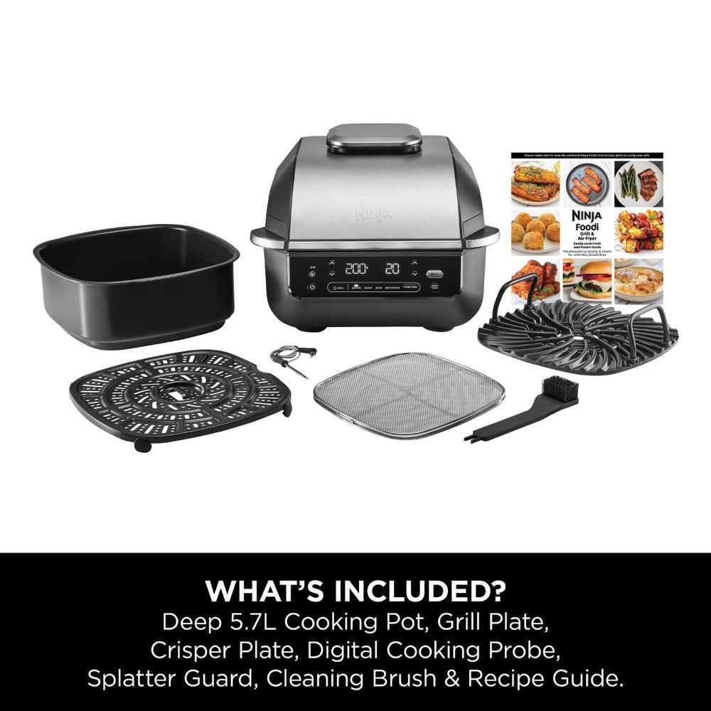 Ninja Foodi 5-in-1 Health Grill & Air Fryer - Black — BambiniJO Jordan
