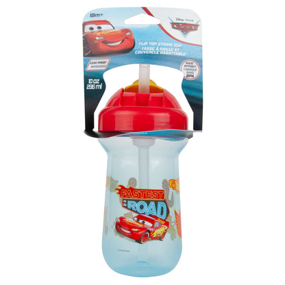 Disney Cars Lightning McQueen Flip Top Straw Cup 296ml — BambiniJO Jordan