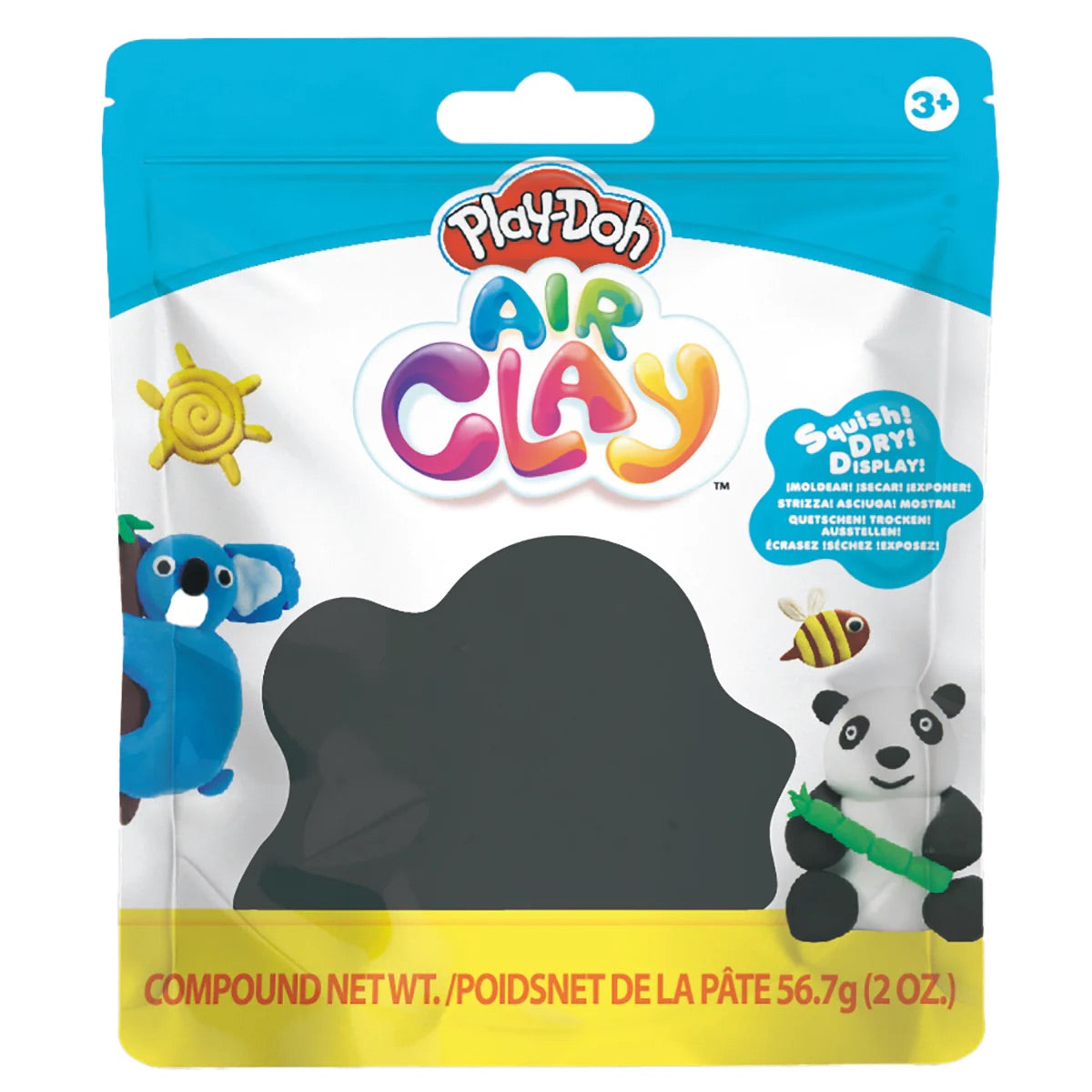 Play-Doh - Air Clay Black 2oz Play-Doh - Air Clay Black 2oz