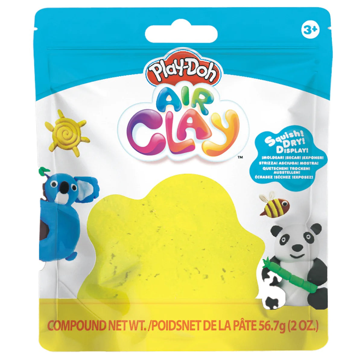 Play-Doh - Air Clay Yellow 2oz Play-Doh - Air Clay Yellow 2oz