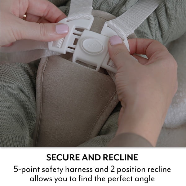 Evenflo - Lyra 2-in-1 Infant to Toddler Rocker with SensorySoothe | Coastal Coffee