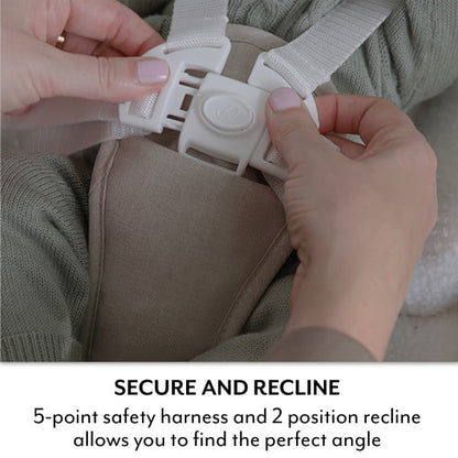 Evenflo - Lyra 2-in-1 Infant to Toddler Rocker with SensorySoothe | Coastal Coffee