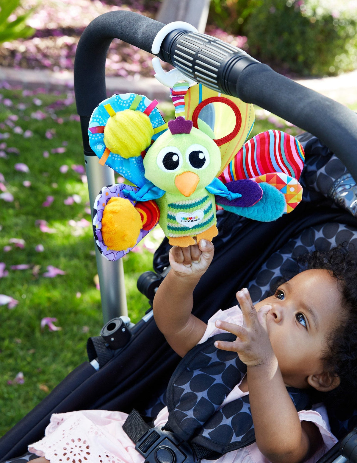 Lamaze Jacques the Peacock Clip & Go 0-12M — BambiniJO Jordan