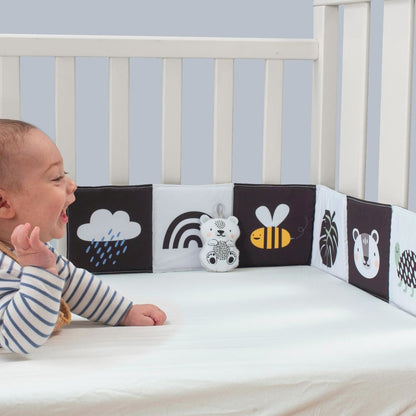 Taf Toys Savannah Black & White Soft Book 0-12M — BambiniJO Jordan