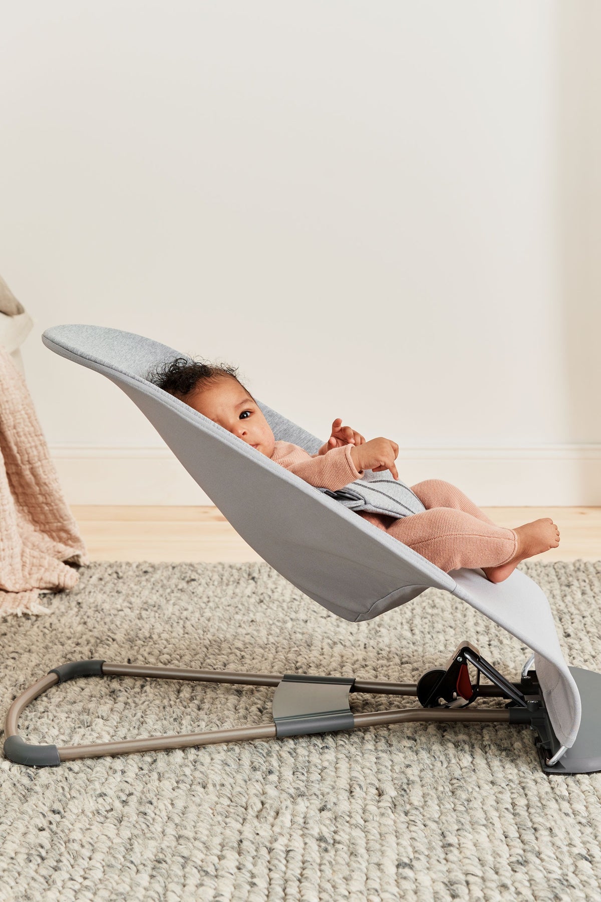 BabyBjörn Bouncer Bliss 3D Jersey Light Grey — BambiniJO Jordan