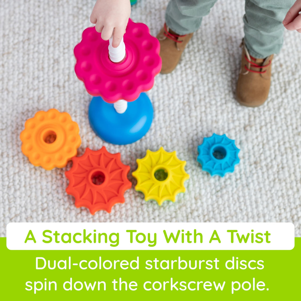 Fat Brain Toys SpinAgain Stacking Toy 1Y+ — BambiniJO Jordan