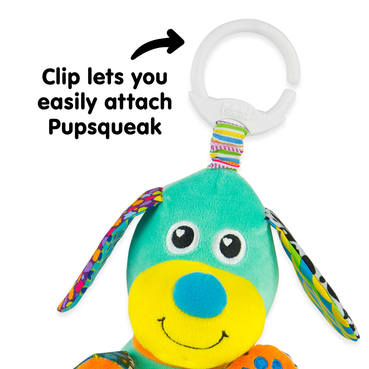 Lamaze Pupsqueak Clip & Go 0-12M — BambiniJO Jordan