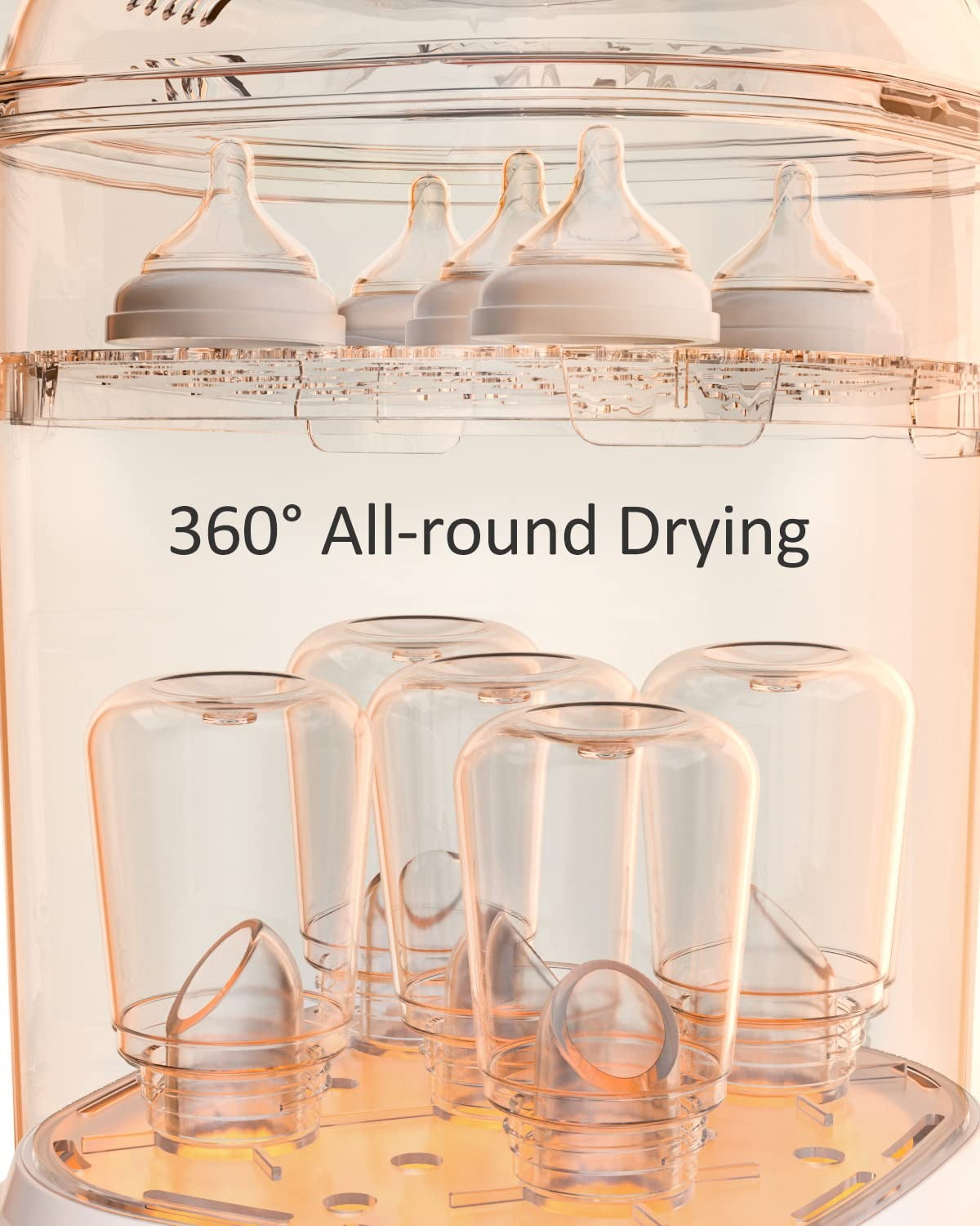Grownsy Compact Bottle Sterilizer & Dryer Grey — BambiniJO Jordan