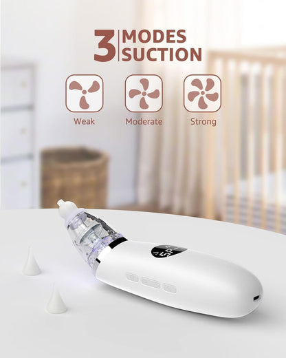 Grownsy 3-Mode Electric Nasal Aspirator White — BambiniJO Jordan